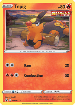 Tepig SWSH Black Star Promos #SWSH172