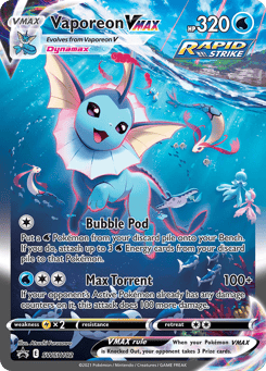 Vaporeon VMAX SWSH Black Star Promos #SWSH182