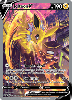Jolteon V SWSH Black Star Promos #SWSH183