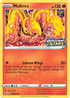 Moltres SWSH Black Star Promos #SWSH185