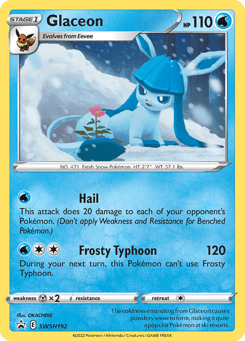 Glaceon SWSH Black Star Promos #SWSH192