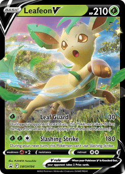 Leafeon V SWSH Black Star Promos #SWSH194