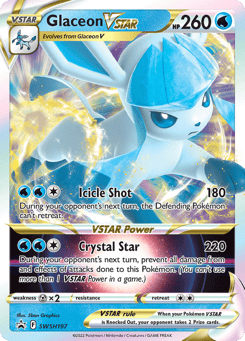 Glaceon VSTAR SWSH Black Star Promos #SWSH197