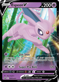 Espeon V SWSH Black Star Promos #SWSH201