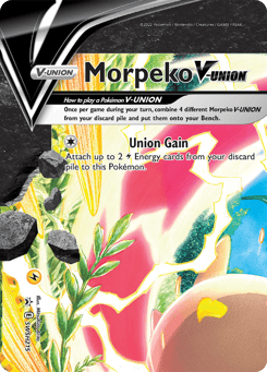 Morpeko V-UNION SWSH Black Star Promos #SWSH215