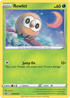 Rowlet SWSH Black Star Promos #SWSH220