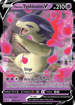 Hisuian Typhlosion V SWSH Black Star Promos #SWSH237