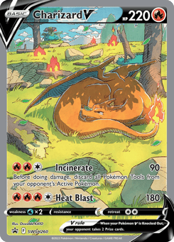 Charizard V SWSH Black Star Promos #SWSH260