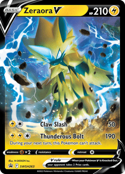 Zeraora V SWSH Black Star Promos #SWSH263