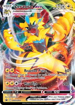 Zeraora VMAX SWSH Black Star Promos #SWSH264