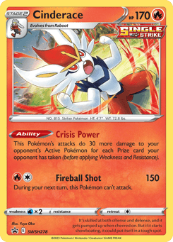Cinderace SWSH Black Star Promos #SWSH278