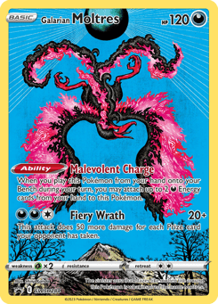 Galarian Moltres SWSH Black Star Promos #SWSH284