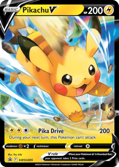 Pikachu V SWSH Black Star Promos #SWSH285