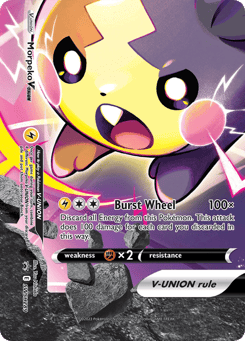 Morpeko V-UNION SWSH Black Star Promos #SWSH289