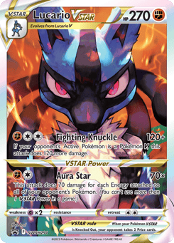 Lucario V-ASTRO SWSH Black Star Promos #SWSH291