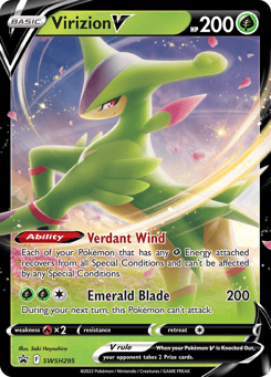 Virizion V SWSH Black Star Promos #SWSH295