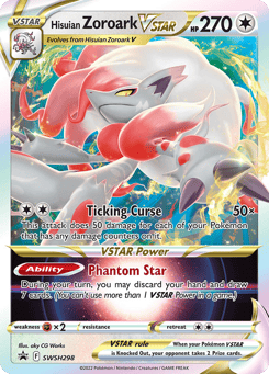 Hisuian Zoroark VSTAR SWSH Black Star Promos #SWSH298