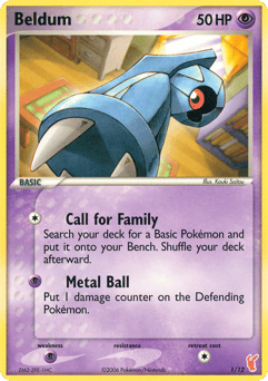 Beldum EX Trainer Kit 2 Plusle #1