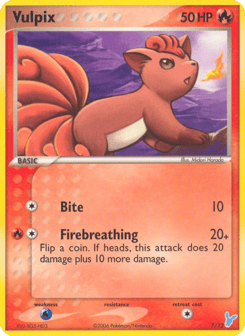 Vulpix EX Trainer Kit 2 Minun #7