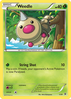 Weedle Kalos Starter Set #1