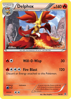 Delphox Kalos Starter Set #10