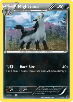 Mightyena Kalos Starter Set #17
