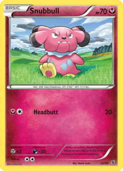 Snubbull Kalos Starter Set #22