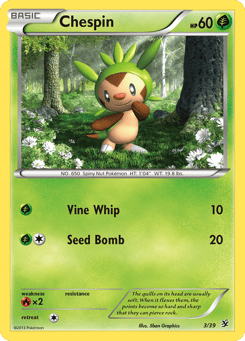 Chespin Kalos Starter Set #3