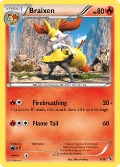 Braixen Kalos Starter Set #9
