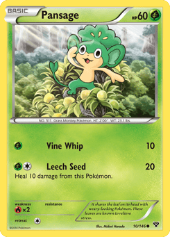 Pansage XY #10