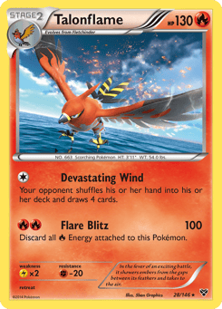 Talonflame XY #28