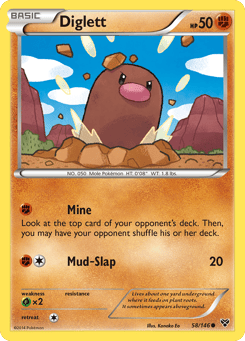Diglett XY #58