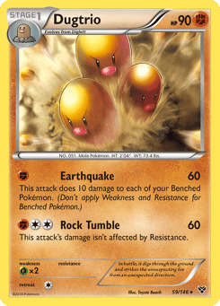 Dugtrio XY #59