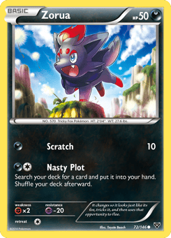 Zorua XY #72