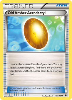 Old Amber Aerodactyl Fates Collide #106