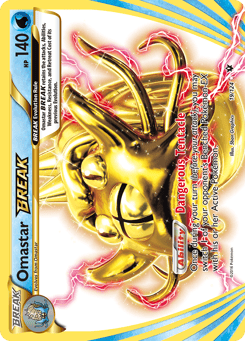 Omastar BREAK Fates Collide #19