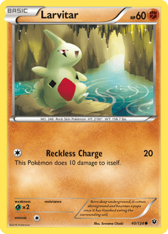 Larvitar Fates Collide #40