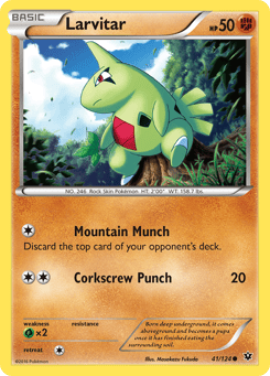 Larvitar Fates Collide #41