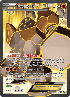 Regirock-EX Fates Collide #43a