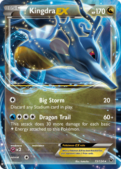 Kingdra-EX Fates Collide #73