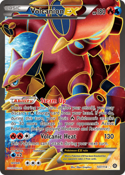 Volcanion EX Steam Siege #107