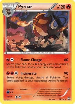 Pyroar Steam Siege #23