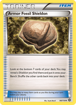 Armor Fossil Shieldon Steam Siege #98