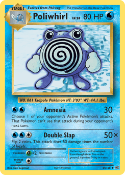 Poliwhirl Evolutions #24