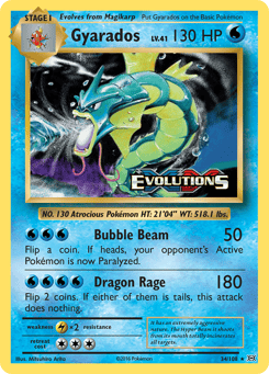 Gyarados Evolutions #34