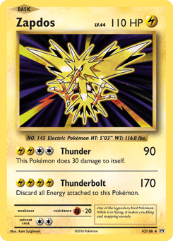 Zapdos Evolutions #42
