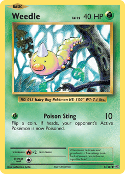 Weedle Evolutions #5