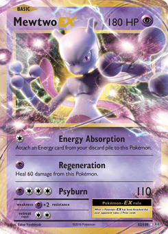 Mewtwo-EX Evolutions #52