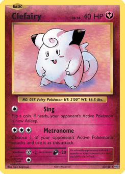 Clefairy Evolutions #63