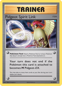 Pidgeot Spirit Link Evolutions #81